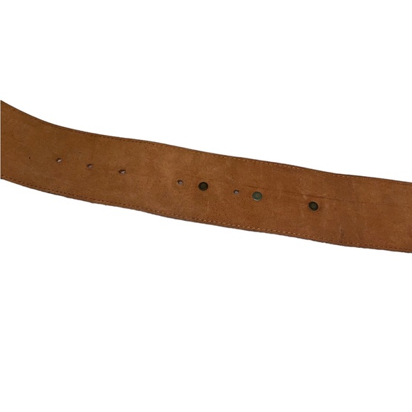 Wide Leather Belt made in Italy - Picture 5 of 10